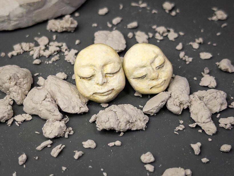 Silent Hill Twin Victims Clay Earrings